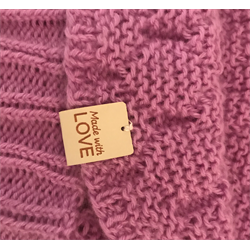 KANTMERKE - Made with LOVE - Hvit